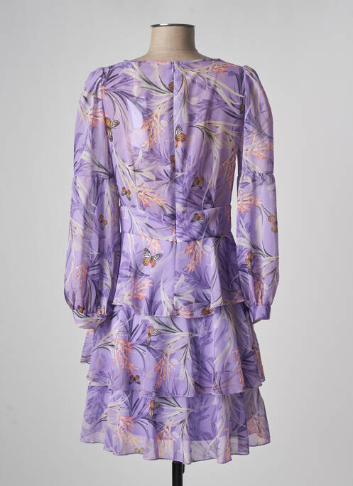 Robe mi-longue violet RINASCIMENTO pour femme