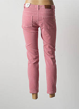 Pantalon 7/8 stretch taille basse rose RINASCIMENTO femme