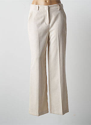 Pantalon large beige RINASCIMENTO pour femme