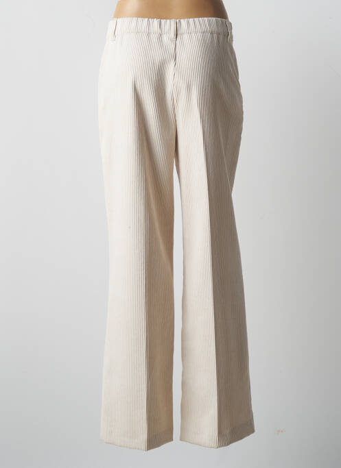 Pantalon large beige RINASCIMENTO pour femme