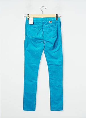 Jegging tissage velours taille élastique bleu CATIMINI fille