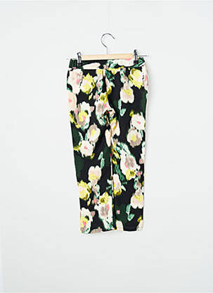 Pantalon droit resserrée sur le bas taille élastique noir CATIMINI fille