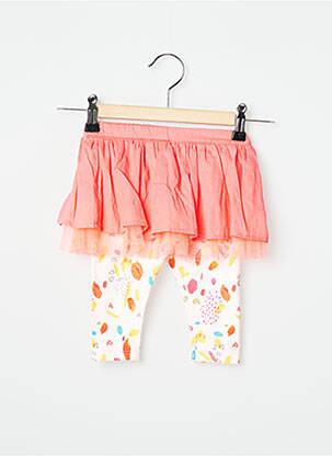 Jupe mi-longue doublure rose CATIMINI fille