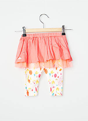 Jupe mi-longue doublure rose CATIMINI fille