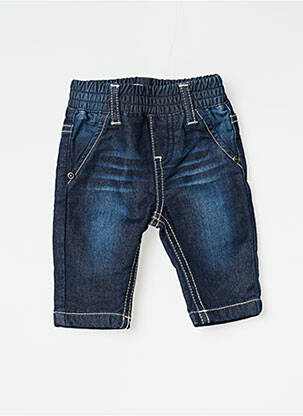 Jeans coupe droite taille élastique taille élastique bleu 3 POMMES garçon