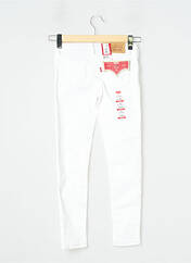 Jeans skinny blanc LEVIS pour fille seconde vue