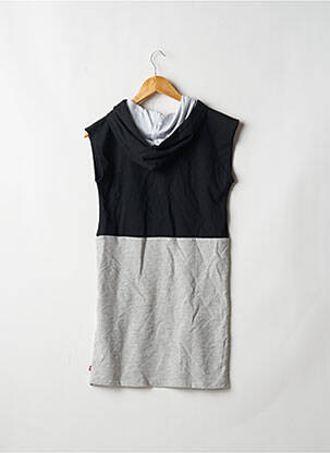 Robe mi-longue manches courtes manches courtes gris LEVI'S fille