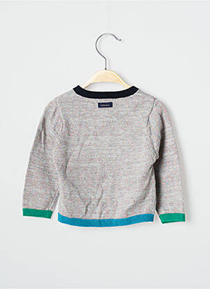 Gilet manches longues coupe droite gris CATIMINI fille