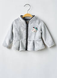 Polaire col rond gris CATIMINI fille