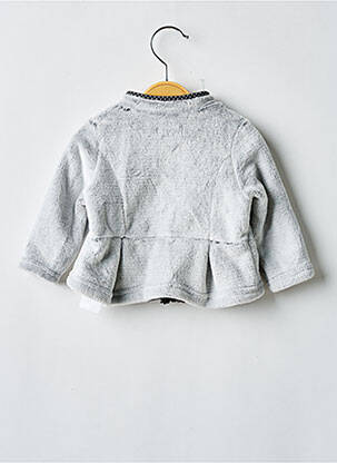 Polaire col rond gris CATIMINI fille
