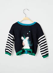 Gilet manches longues bleu CATIMINI pour fille seconde vue