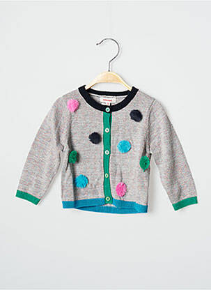 Gilet manches longues gris CATIMINI pour fille