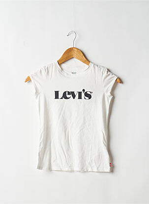 T-shirt blanc LEVIS pour fille