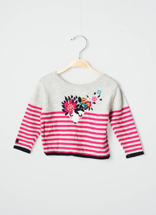 Pull rose CATIMINI fille