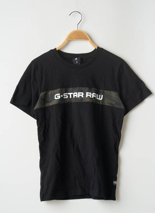 T-shirt noir G STAR pour garçon