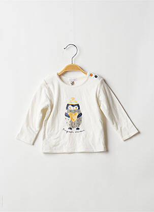 T-shirt stretch manches longues beige ABSORBA fille