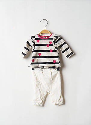 Ensemble pantalon resserrée sur le bas beige CATIMINI fille