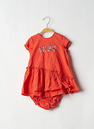 Ensemble short fermeture pressionnée orange IKKS fille