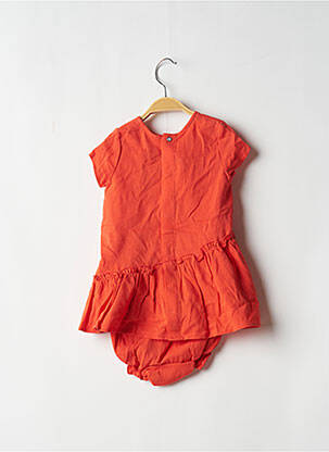 Ensemble short fermeture pressionnée orange IKKS fille