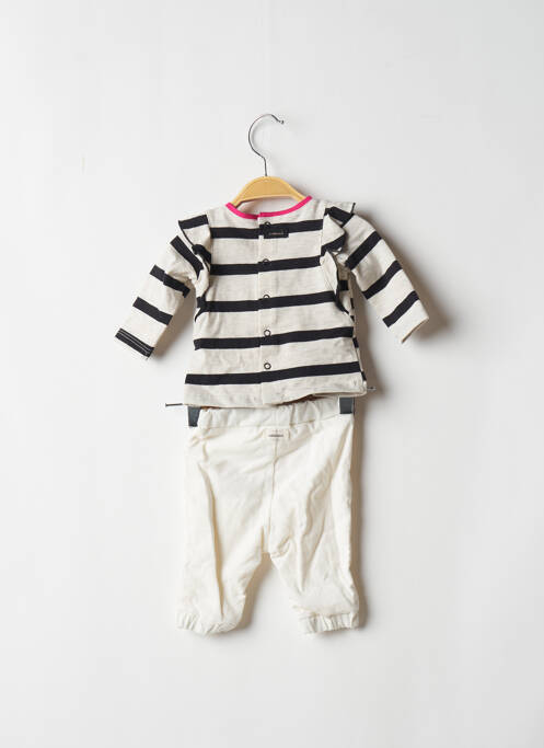 Ensemble pantalon resserrée sur le bas beige CATIMINI fille