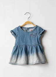 Robe mi-longue manches courtes manches courtes bleu LEVIS fille