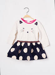 Robe mi-longue beige CATIMINI pour fille seconde vue