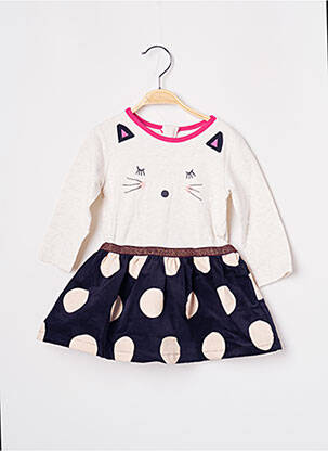 Robe mi-longue beige CATIMINI pour fille