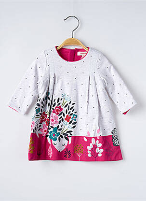 Robe mi-longue rose CATIMINI pour fille