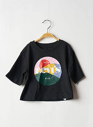 T-shirt noir LEVIS pour fille
