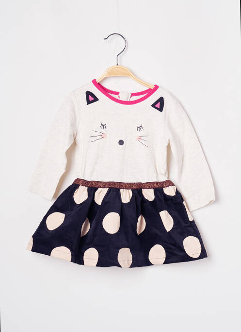 Robe mi-longue beige CATIMINI pour fille
