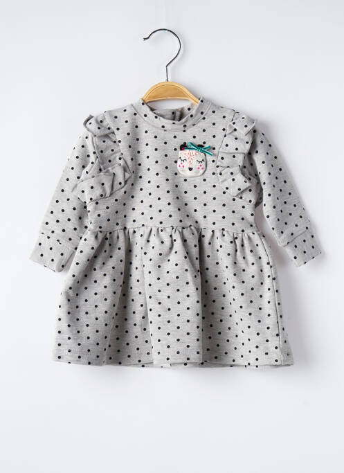 Robe mi-longue gris CATIMINI pour fille