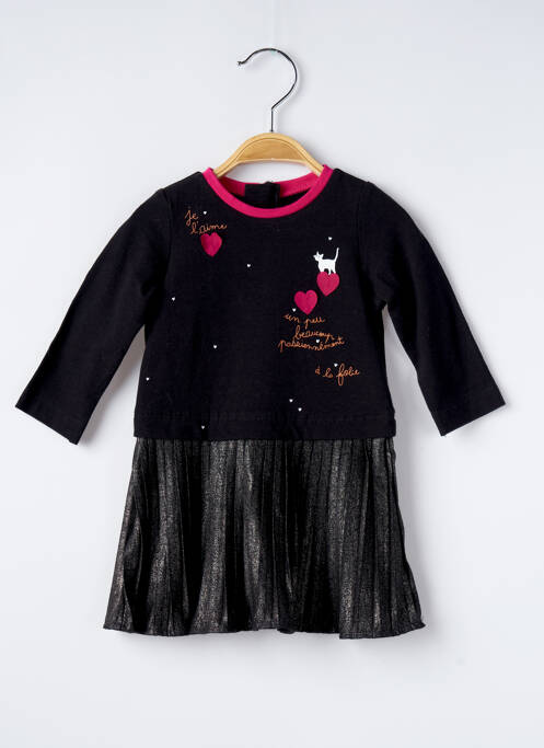 Robe mi-longue noir CATIMINI pour fille