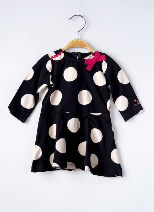 Robe mi-longue noir CATIMINI pour fille