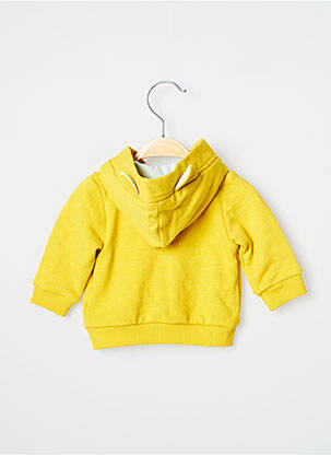 Veste casual finition bords-côtes jaune CATIMINI garçon