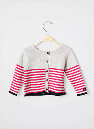 Pull coupe droite manches longues gris CATIMINI fille