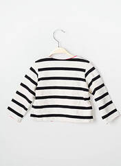 Gilet manches longues gris CATIMINI pour fille seconde vue