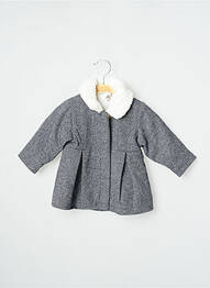 Manteau court manches longues sans capuche gris ABSORBA fille