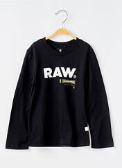 T-shirt noir G STAR pour garçon seconde vue