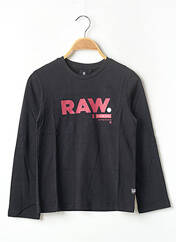 T-shirt noir G STAR pour garçon seconde vue