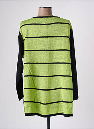 Pull finition bords-côtes manches longues vert PURPLEROSE femme