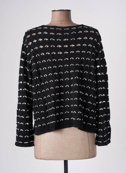 Gilet manches longues noir PURPLEROSE pour femme