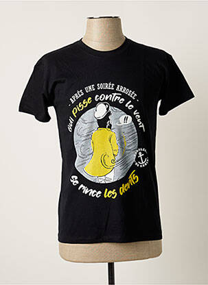 T-shirt coupe cintrée manches courtes noir SOL'S homme