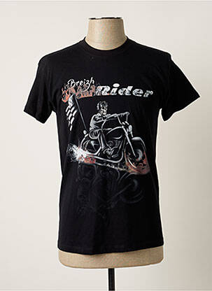 T-shirt coupe cintrée manches courtes noir SOL'S homme