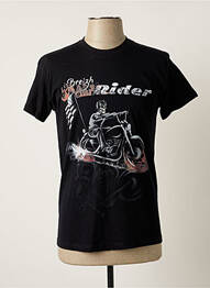 T-shirt coupe cintrée manches courtes noir SOL'S homme