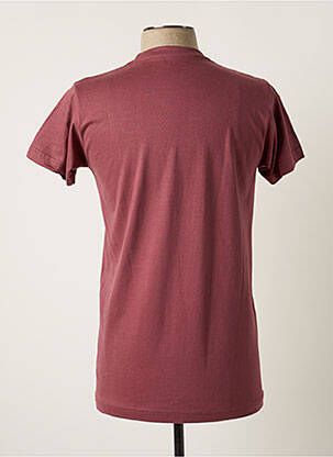 T-shirt coupe cintrée manches courtes violet AVOMARKS homme