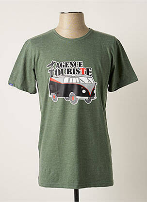 T-shirt vert AVOMARKS pour homme