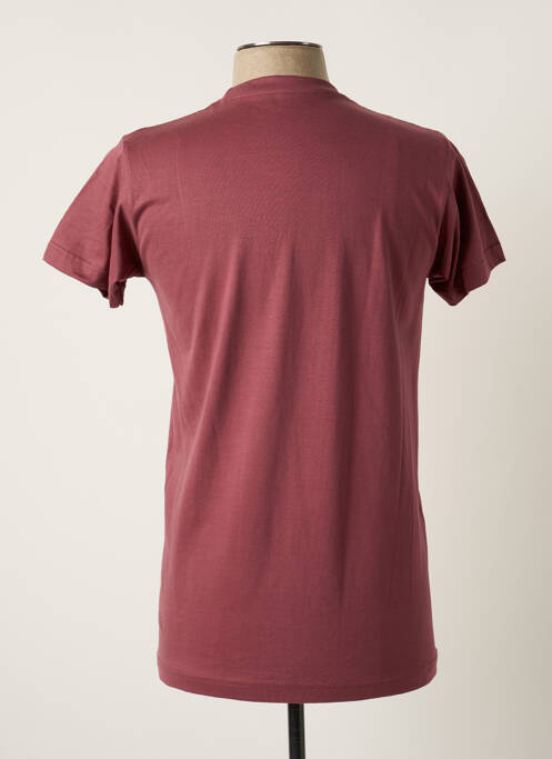 T-shirt coupe cintrée manches courtes violet AVOMARKS homme