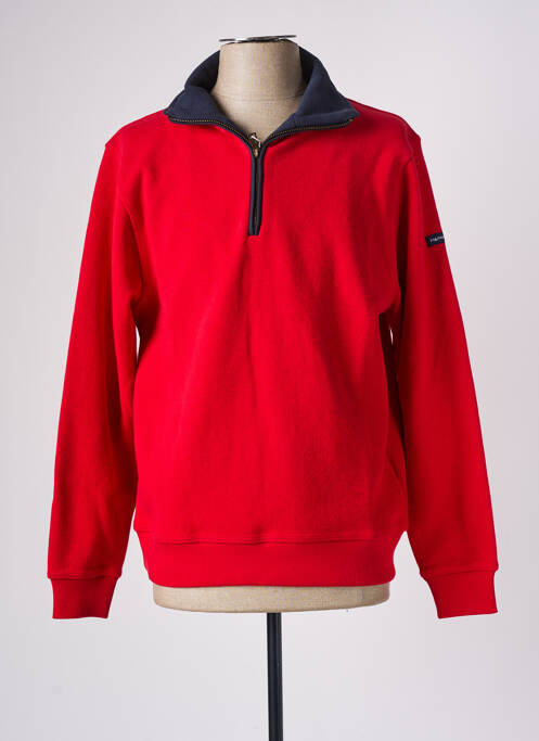 Pull rouge MARINE & CO pour homme