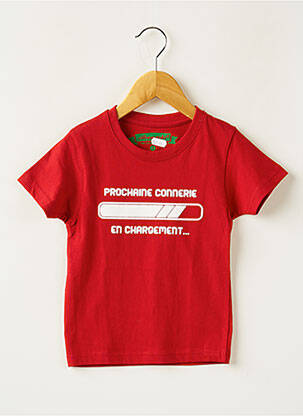 T-shirt rouge AVOMARKS pour enfant
