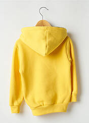 Sweat-shirt à capuche jaune AVOMARKS pour garçon seconde vue